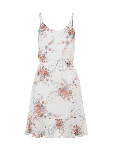 Rochie de vară oliv / roz pitaya / roşu închis alb