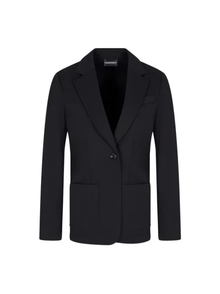 Dzianinowa marynarka Emporio Armani czarna