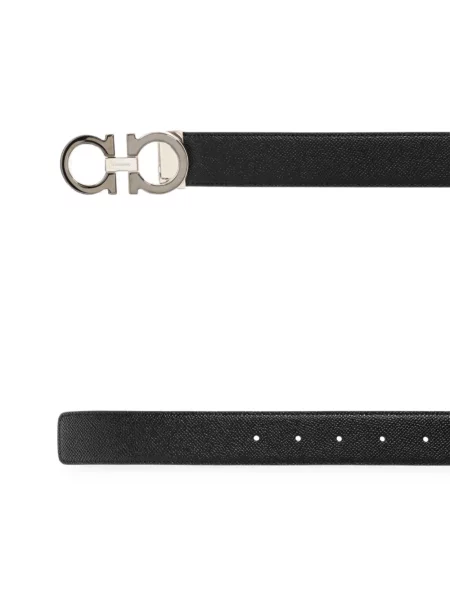 Cu centură reversibil curea Ferragamo negru