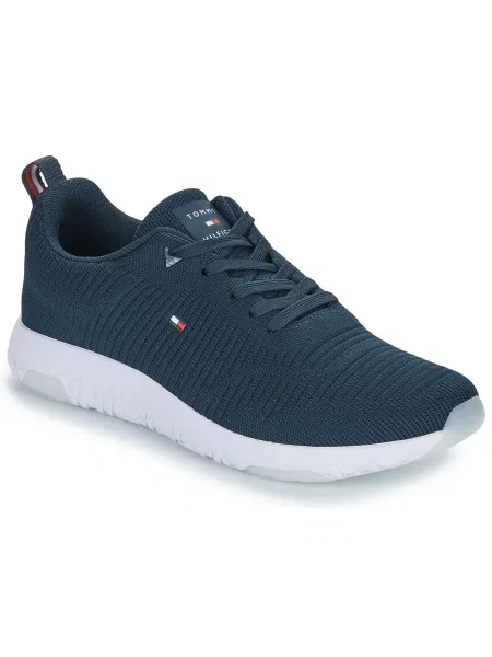 Tenisice Tommy Hilfiger Corporate Knit Rib Runner Desert Sky plava