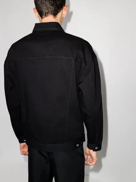 Geacă de blugi Givenchy cu imagine negru