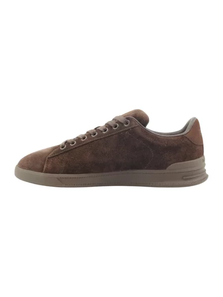 Sneakersy Ralph Lauren skórzane brązowe