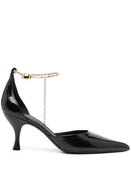 Pantofi cu toc Ferragamo din piele negru