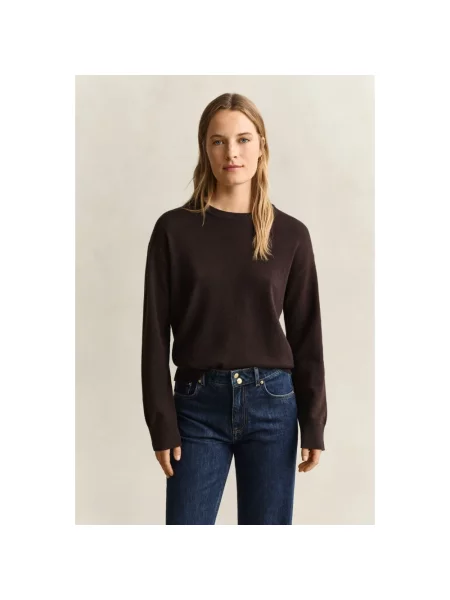 Sweter Gant wełniany brązowy