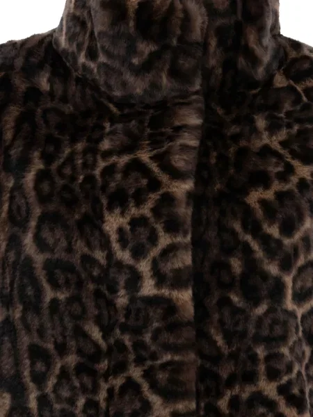 Palton Apparis cu model leopard maro