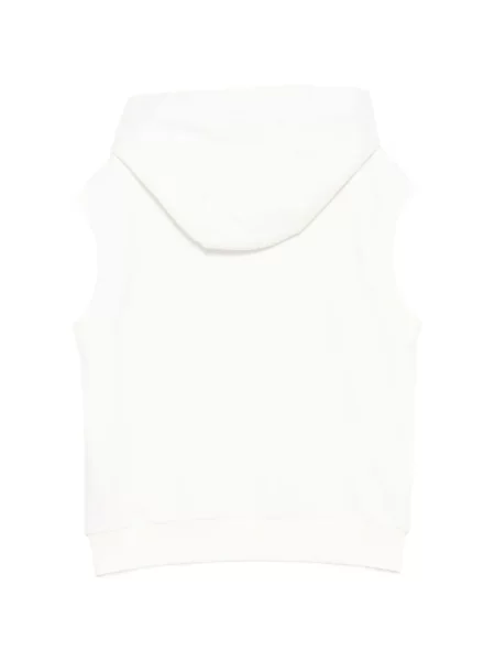 Bluza z kapturem dziecięca Fendi biała