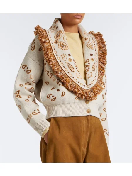 Cardigan Alanui de lână bej