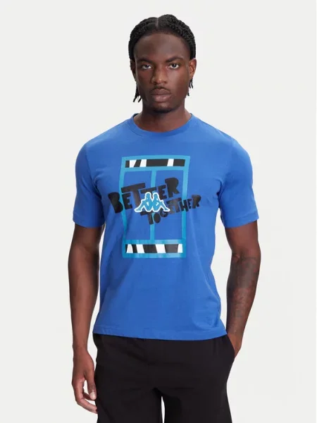 Kappa T-Shirt niebieski