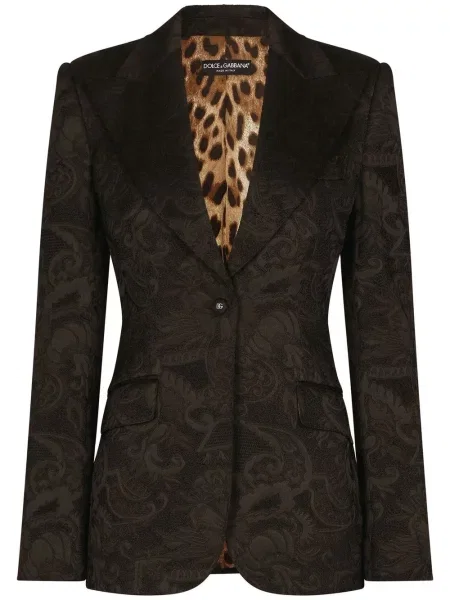 Sacou Dolce & Gabbana din jacard maro