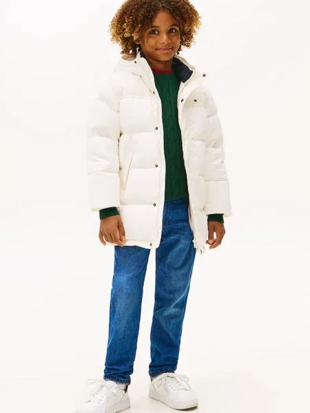 Tommy Hilfiger Detská bunda béžová