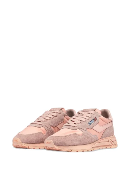 Sneakerși Autry din piele de căprioară roz