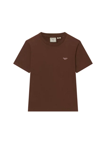 Superdry & Co Tricou ciocolatiu / rosé