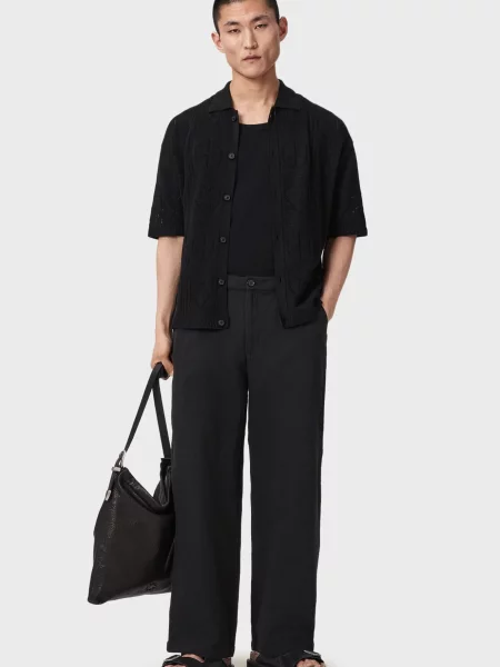 Штани Allsaints чорні
