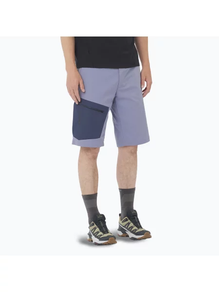 Spodenki trekkingowe Salomon Outerpath Utility blue granite / blue nights niebieskie