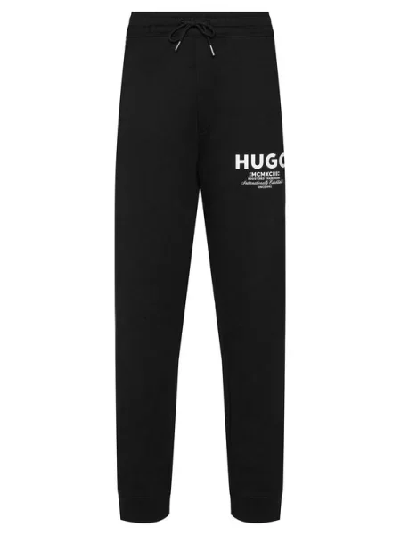 HUGO Pantaloni trening Nevez negru