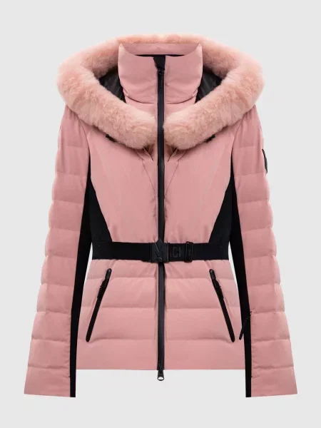 Гірськолижна пухова куртка ELITA-ZR з хутром Mackage рожева