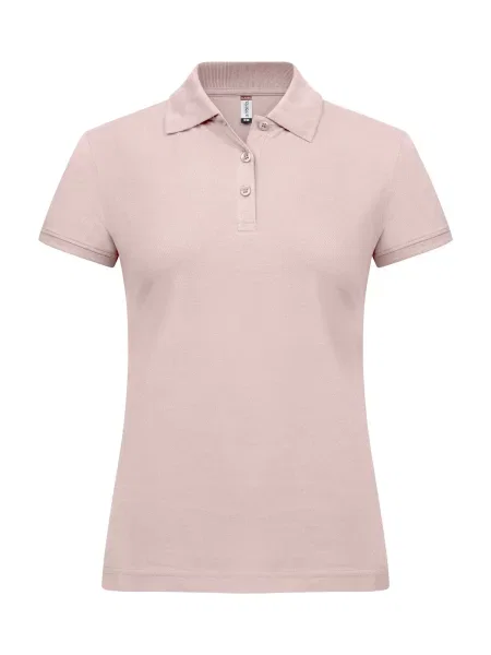 Clique Classic Marion S/S polo nowoczesne dopasowanie – Candy Pink różowa