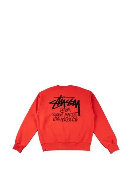Pulover Stüssy streetstyle roșu