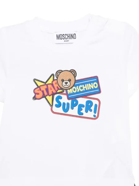 Szorty dziecięce Moschino białe