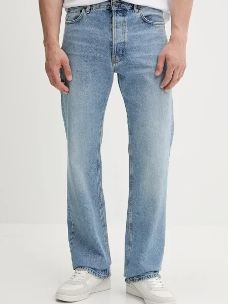 Дънки Fiorucci Light Blue Straight Fit Jeans мъжки синьо