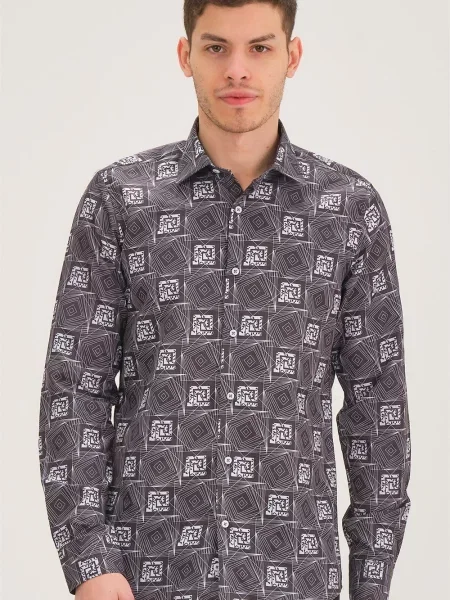 Cămașă Dewberry gri