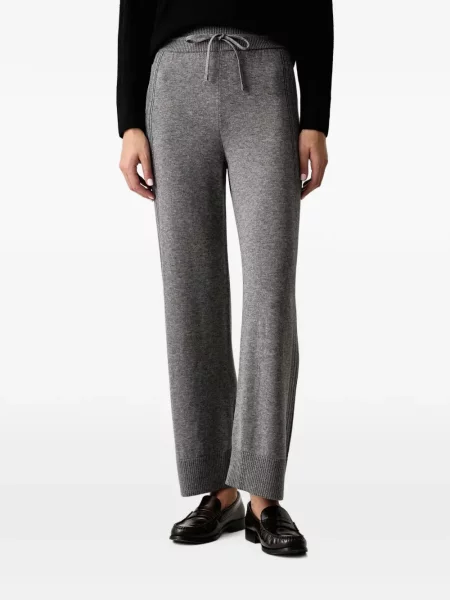 Pantaloni Ermanno Scervino tricotate cu cordon gri