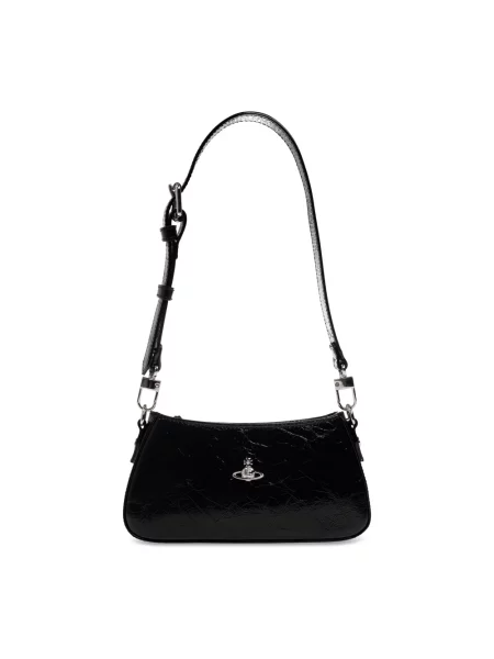 Torebka Vivienne Westwood z logo czarna