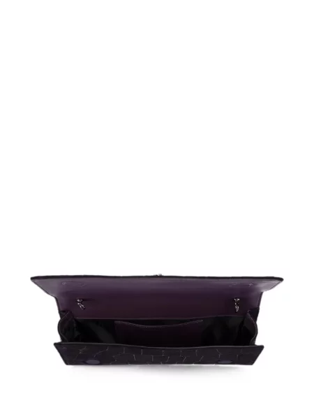 Geantă plic Le Silla din piele de căprioară violet
