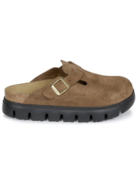 Chunky semišové tenisky Birkenstock hnedá