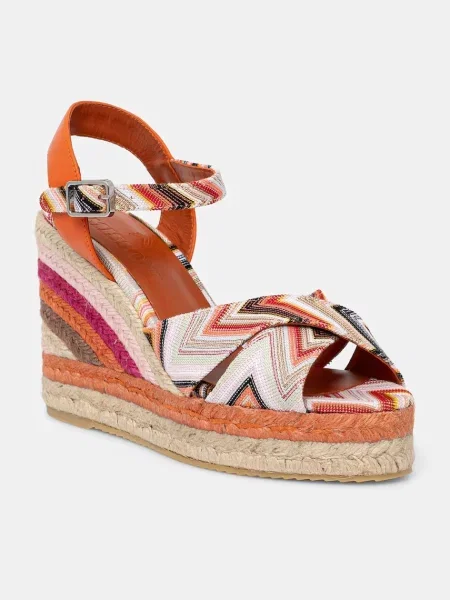 Missoni sandale Carmen portocaliu