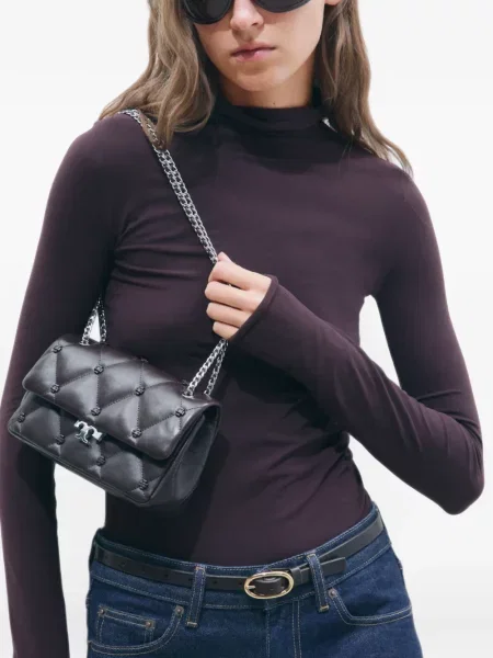 Geantă Tory Burch maro