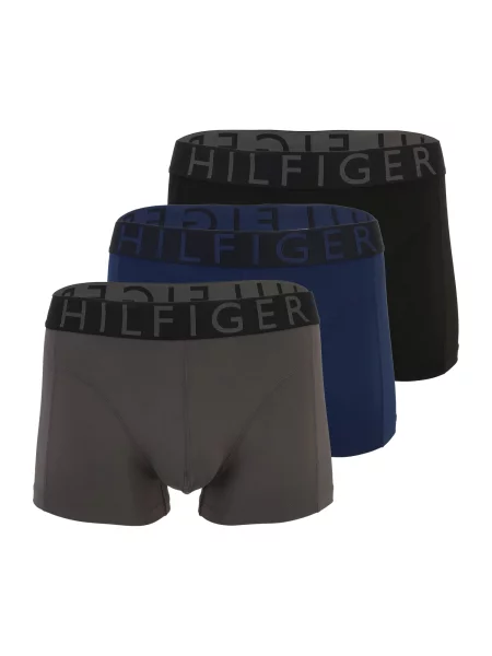 Tommy Hilfiger Underwear Boksarice temno modra / temno siva črna