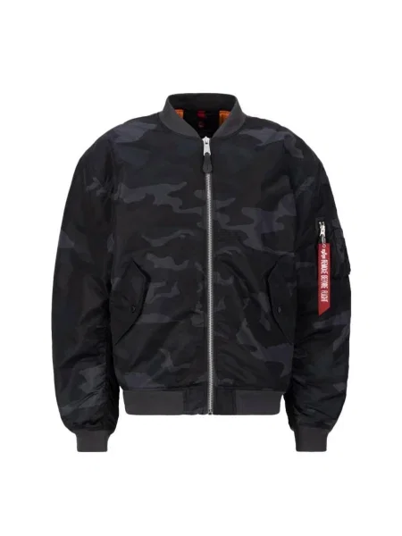 ALPHA INDUSTRIES Zimska jakna CS siva / rdeča črna