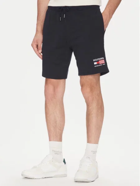 Tommy Hilfiger Szorty sportowe American Granatowy