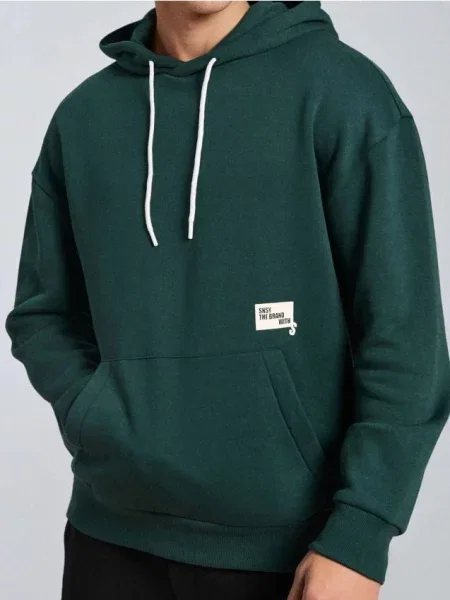 Sinsay Mikina s kapucí zelená