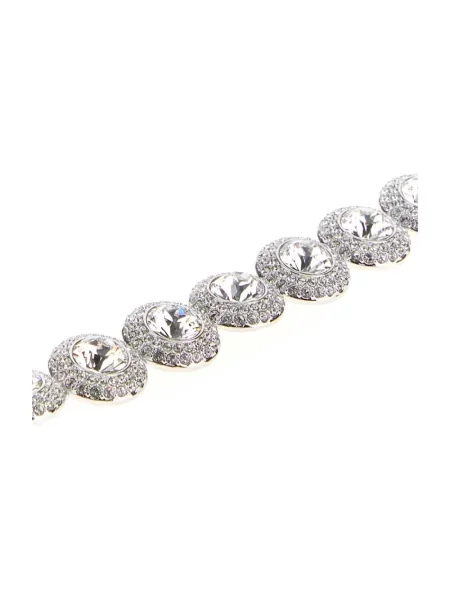 Bransoletka Swarovski szara