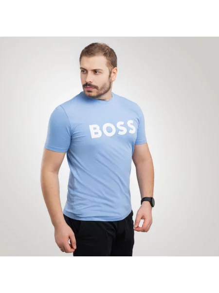 Koszulka Boss niebieska