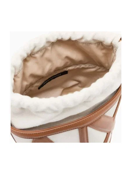 Armani Exchange kabelka typu shopper dámska béžová