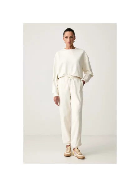 Bluza z kapturem Guess z kapturem beżowa