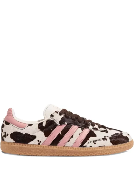 Sneakers Adidas Samba με κορδόνια με δαντέλα λευκό
