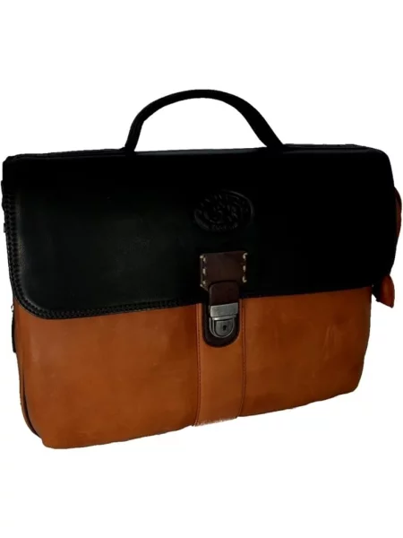 Torebka crossbody La Martina biznesowa brązowa