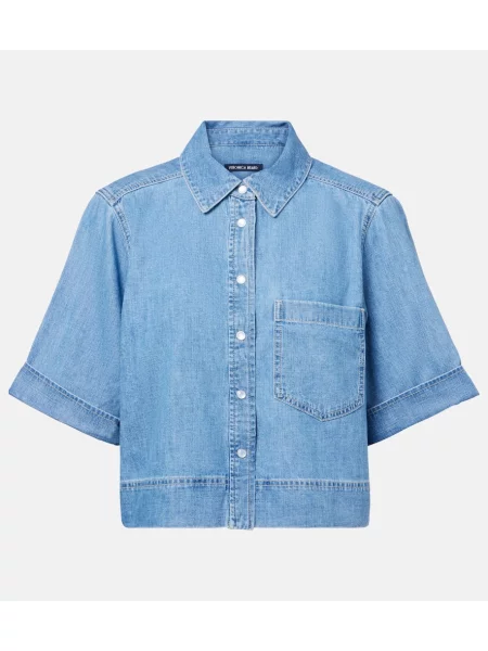 Top Veronica Beard niebieski