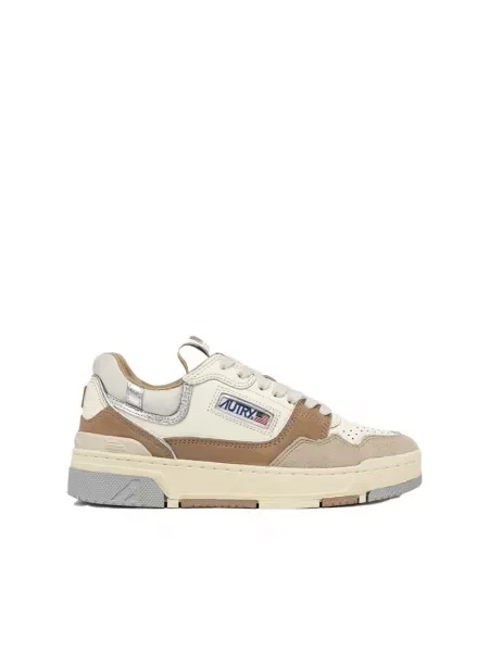 Sneakersy Autry skórzane białe