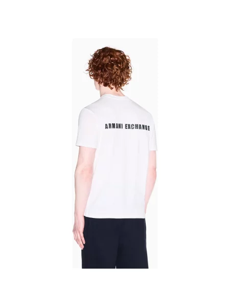 Tricou Eax alb