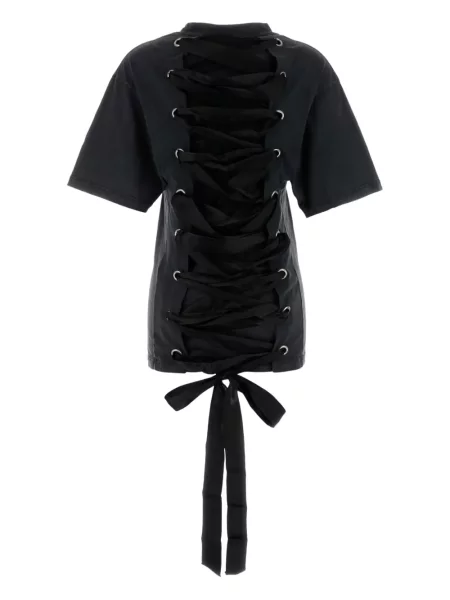Tricou Balenciaga din dantelă negru