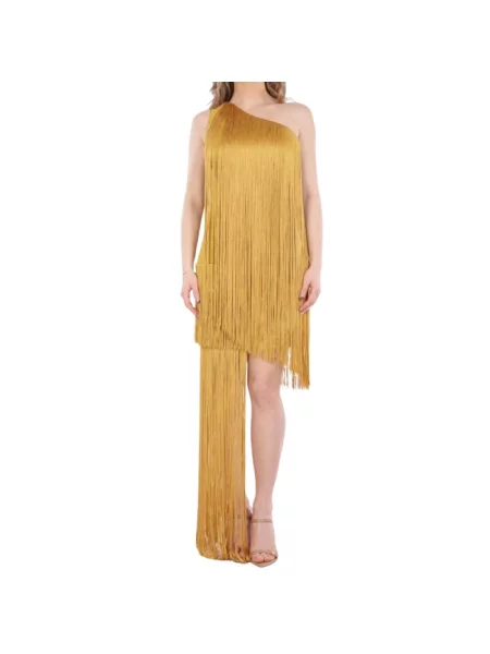 Sukienka mini Elisabetta Franchi żółta