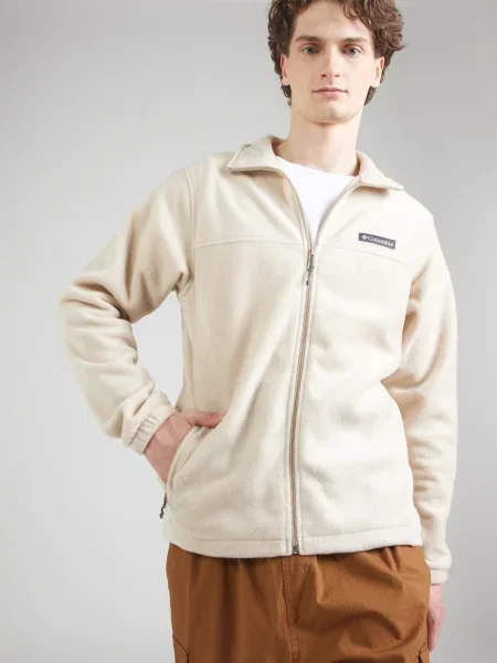 Geacă Columbia din fleece maro