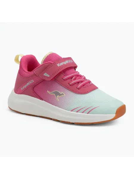 Pantofi pentru copii KangaROOS KB-Rida EV daisy roz/mint roz