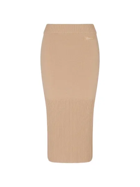 Fustă midi Armani Exchange până la genunchi