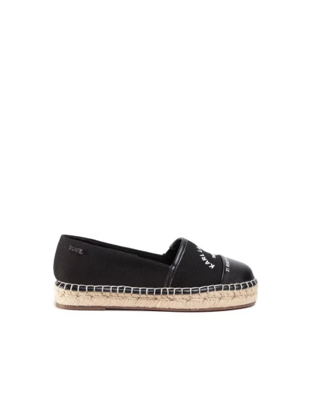 Espadryle Karl Lagerfeld wsuwane niebieskie